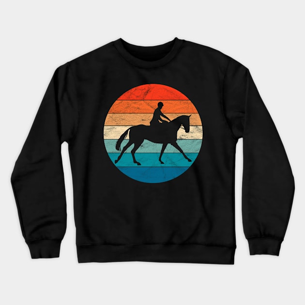 Vintage Equestrian Sport Crewneck Sweatshirt by ChadPill